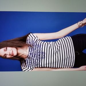 Anthropologie Lace Collar Top